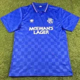 1987/90 Rangers Home Retro Soccer Jersey
