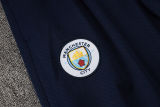 2025 Man City Fluorescent Green Kids Sweater Tracksuit 喷墨