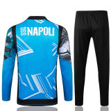 2025 Napoli Blue Kids Sweater Tracksuit 喷墨