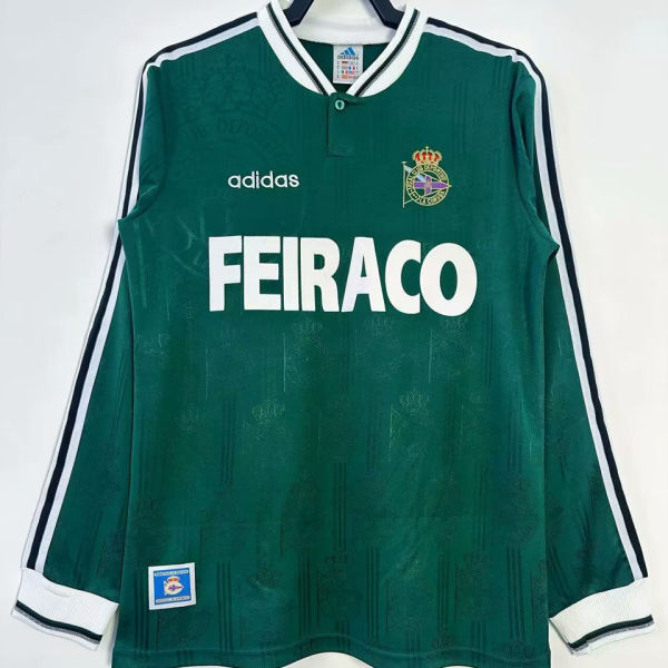1999/2000 Deportivo La Coruna Away Retro Long Sleeve Soccer Jersey