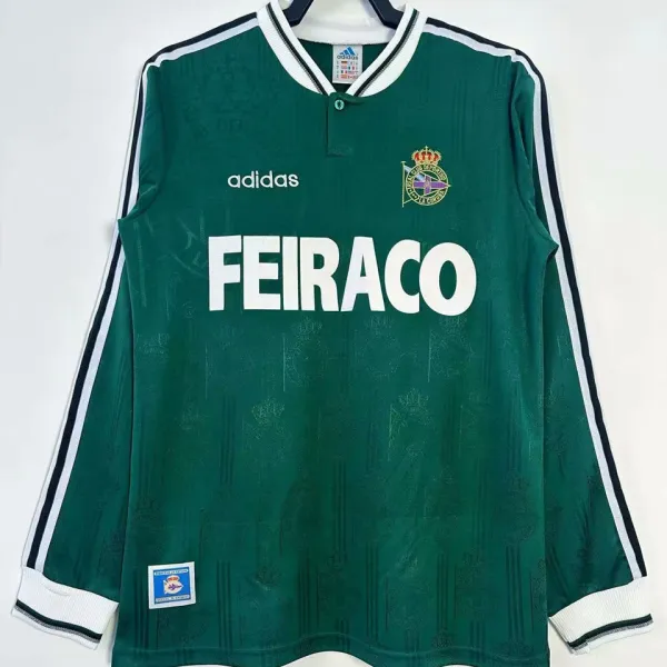1999/2000 Deportivo La Coruna Away Retro Long Sleeve Soccer Jersey