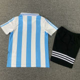 1994 Argentina Home Retro Kids Soccer Jersey