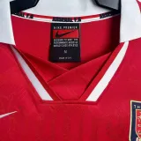 1996/98 ARS Home Red Retro Long Sleeve Soccer Jersey