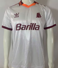 1992/94 Roma Away White Retro Soccer Jersey