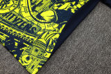 2025 Man City Fluorescent Green Kids Sweater Tracksuit 喷墨