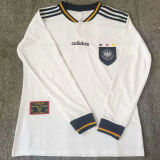 1996 Germany Home White Retro Long Sleeve Soccer Jersey