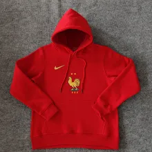 2025 France Red Hoody 硅胶