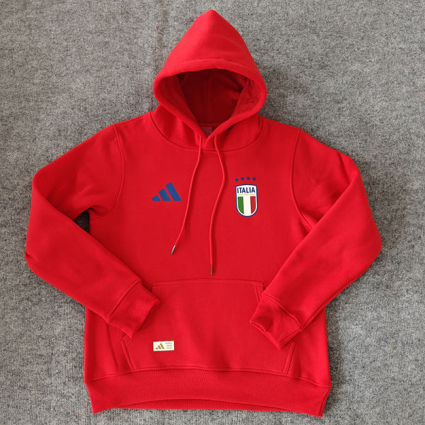 2025 Italy Red Hoody 硅胶
