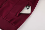 2025 AA Wine Red Jacket Tracksuit
