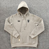 2025 M Utd Grey Hoody 硅胶