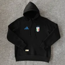 2025 Italy Black Hoody 硅胶