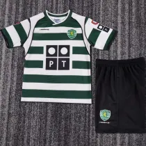 2001/03 Lisbon Home Retro Kids Soccer Jersey