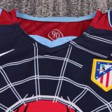 2004/05 ATM SPIDER-MAN2 Away Black Retro Kids Soccer Jersey