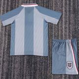 1996 England Away Kids Retro Soccer Jersey