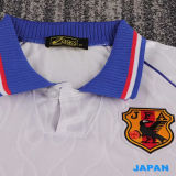 1998 Japan Away White Retro Kids Soccer Jersey