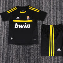 2011/12 RM Goalkeeper Black Retro Kids Soccer Jersey