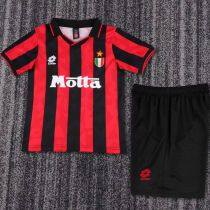 1993/94 AC Milan Home Retro Kids Soccer Jersey