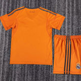 2013/14 RM Third Orange Retro Kids Soccer Jersey