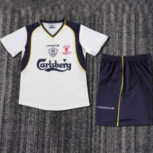2001/02 LFC Away Retro Kids Soccer Jersey