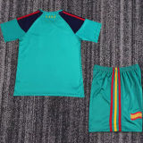 2010 Spain Goalkeeper Kids Retro Soccer Jersey