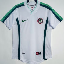 1998 Nigeria Away White Retro Soccer Jersey
