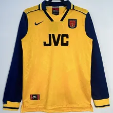 1996/98 ARS Away Yellow Retro Long Sleeve Soccer Jersey