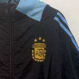 2025 Argentina Black Windbreaker