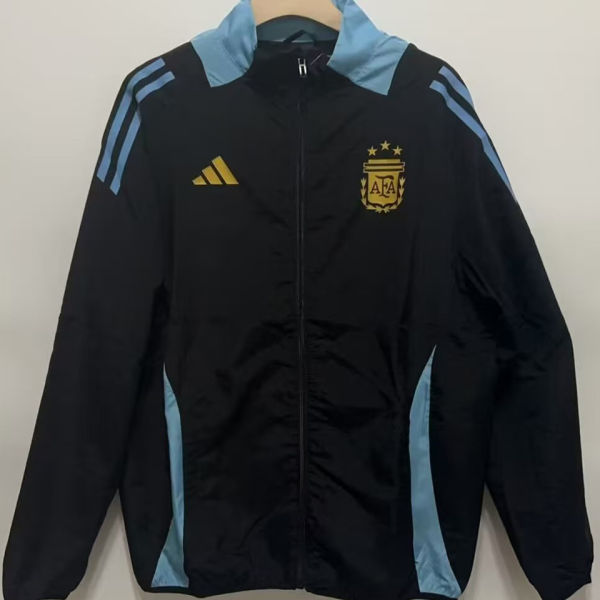 2025 Argentina Black Windbreaker