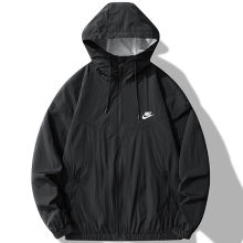 2025 Nk~ Black Windbreaker （6578）