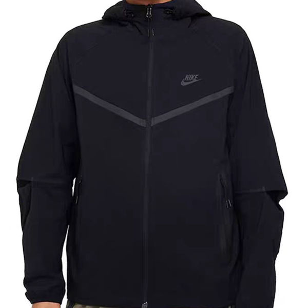 2025 Nk~ Black Windbreaker （7152）