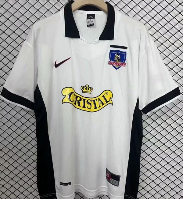 1997/98 Colo-Colo Home White Retro Soccer Jersey