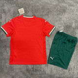 2025/26 Portugal Home Red Kids Soccer Jersey