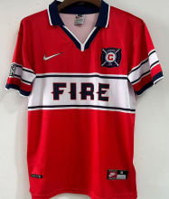 1998 Chicago Fire Home Red Retro Soccer Jersey