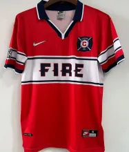1998 Chicago Fire Home Red Retro Soccer Jersey