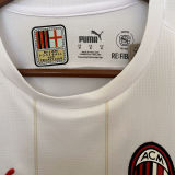 2025 AC Milan 125Th Anniversary White Fans Soccer Jersey