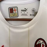2025 AC Milan 125Th Anniversary White Fans Soccer Jersey