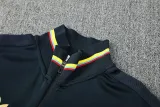 2025 Colombia Black Jacket Tracksuit
