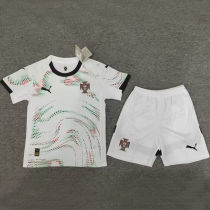 2025/26 Portugal Away White Kids Soccer Jersey