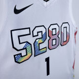 2025 Nuggets PORTER JR. #1 White City Edition NBA Jersey