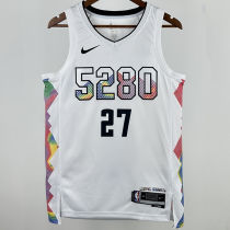 2025 Nuggets MURRAY #27 White City Edition NBA Jersey