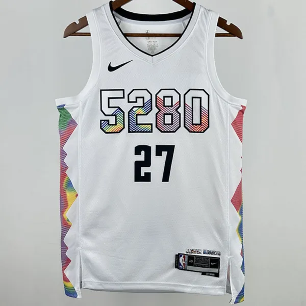 2025 Nuggets MURRAY #27 White City Edition NBA Jersey