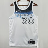 2025 Timberwolves RANDLE #30 White City Edition NBA Jersey