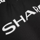 1998/99 M Utd Black Retro Long Sleeve Soccer Jersey