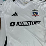 2025/26 Colo-Colo Home White Fans Soccer Jersey