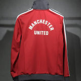 2025 M Utd Red Retro Jacket (Only A Jacket) 单件上衣
