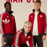 2025 M Utd Red Retro Jacket (Only A Jacket) 单件上衣