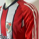 2003/04 River Plate Home Retro Long Sleeve Soccer Jersey