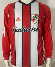 2003/04 River Plate Home Retro Long Sleeve Soccer Jersey