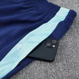 2025 Flamengo Sapphire Blue Hoody Zipper Jacket Tracksuit