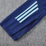 2025 Flamengo Sapphire Blue Hoody Zipper Jacket Tracksuit